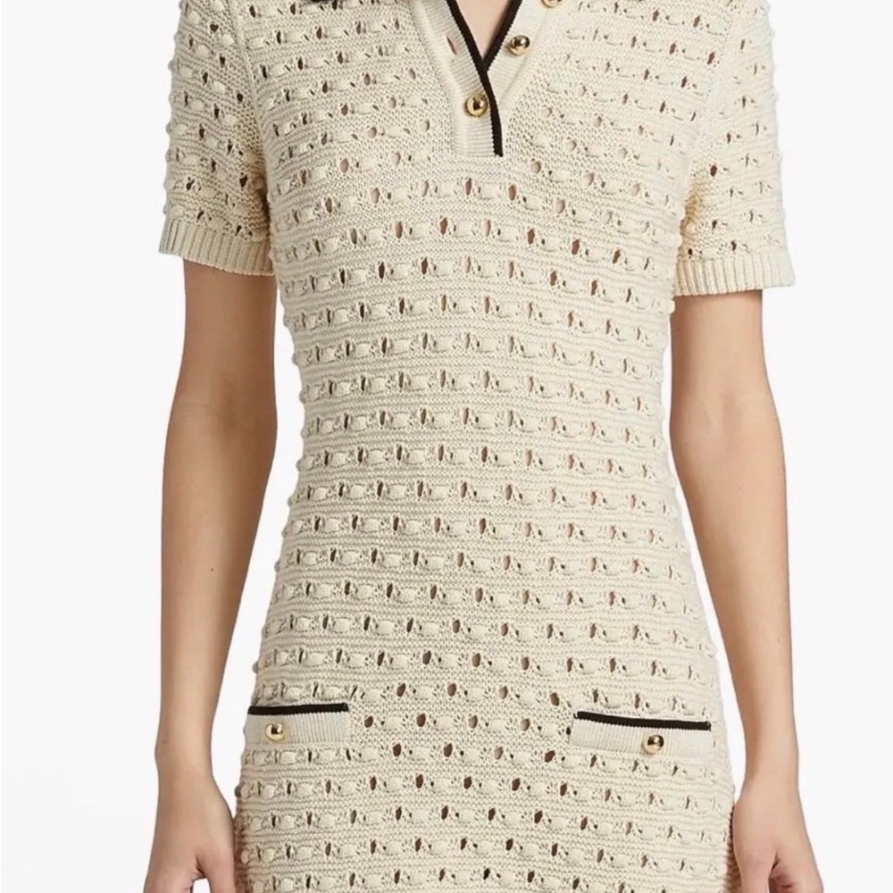 Frame The Bauble Crochet Cotton Minidress NWT